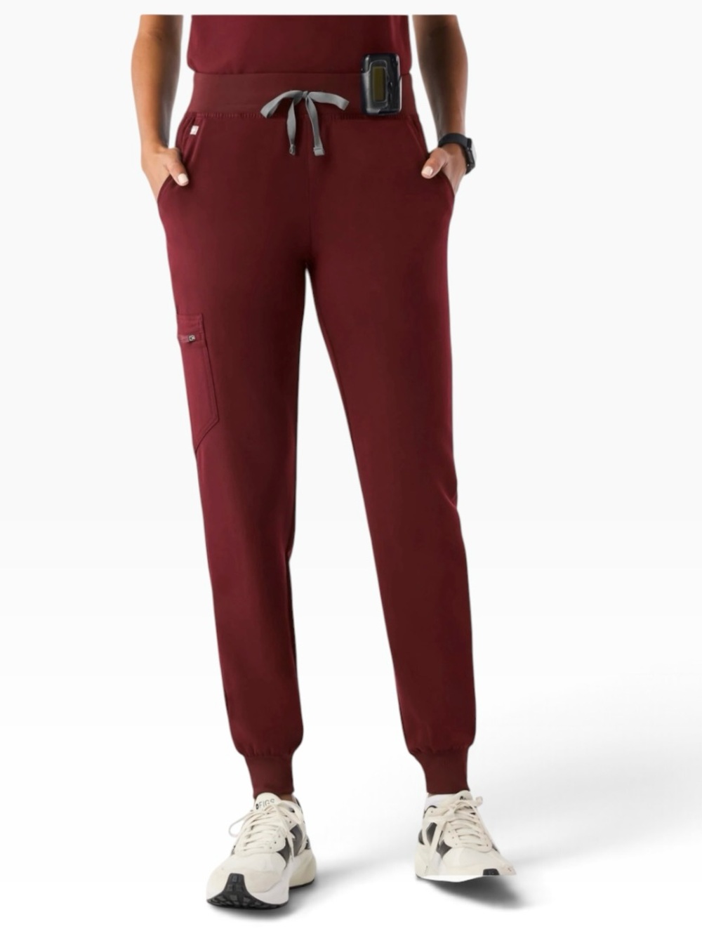 FIGS Women's Burgundy Zamora Jogger Scrub Pant W18SW2005 Size Medium